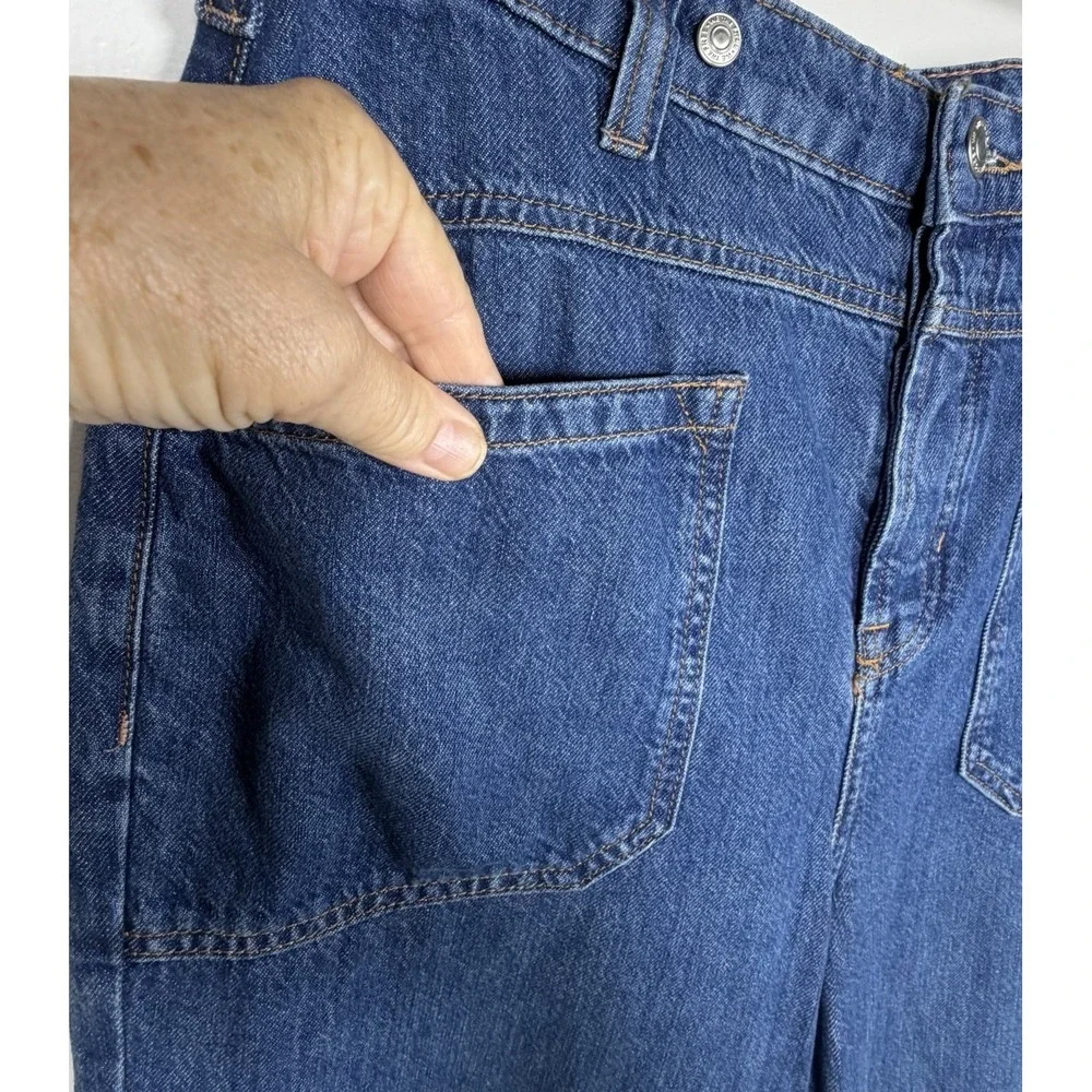 Free People X We The Free Palmer Cuffed Jeans Size 29 In Tunnel Vision NWOT